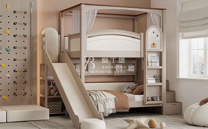 月牙灣主題&nbsp;滑梯上下床