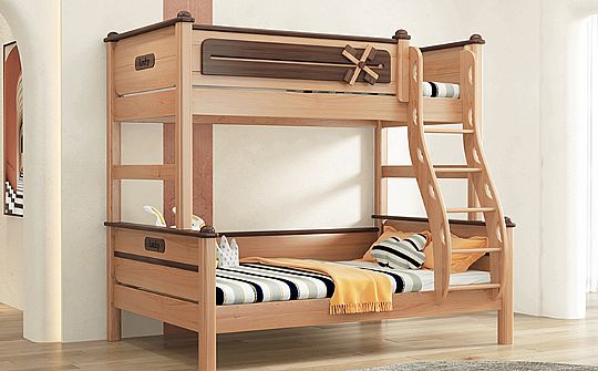 愛丁堡紅檀木現代子母床